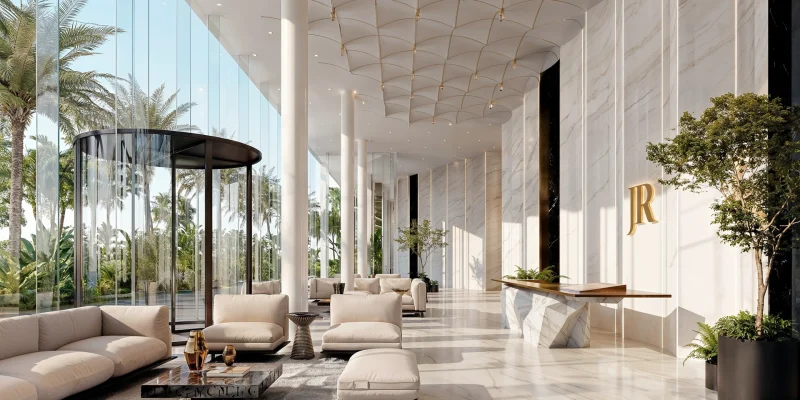 The Technogym-equipped gym beside the pool glazing at Richmond Residences