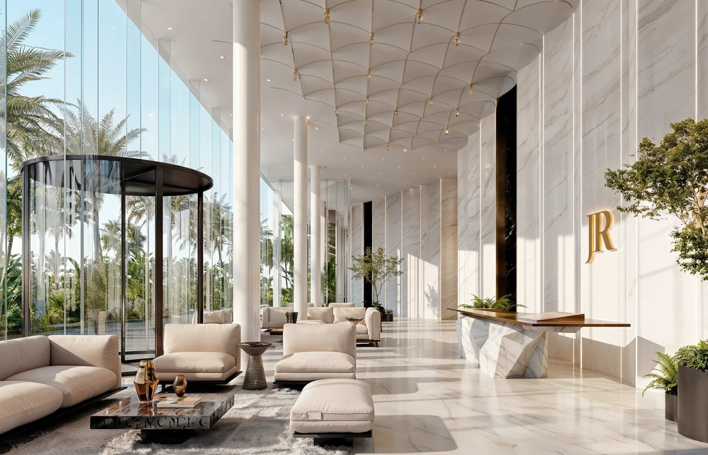 The Technogym-equipped gym beside the pool glazing at Richmond Residences